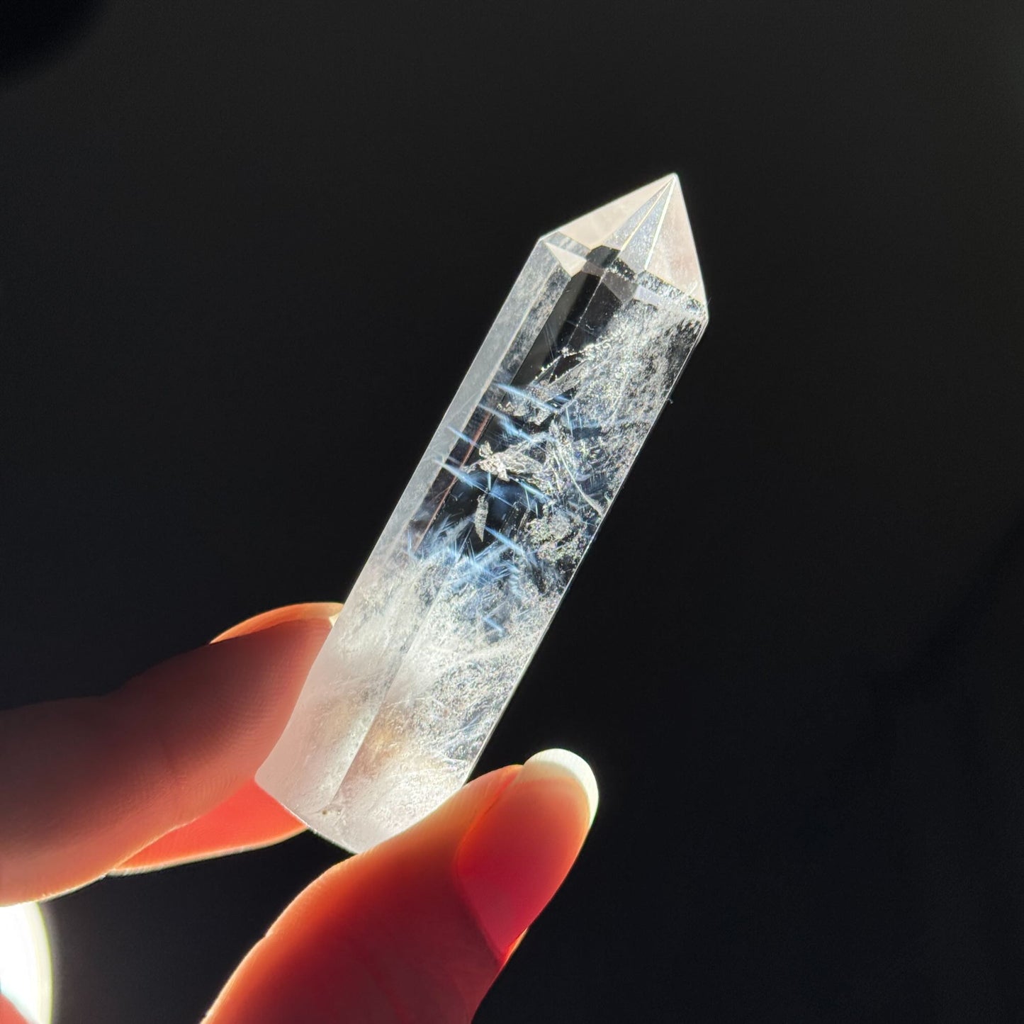 Blue Needle Quartz Point – 0.034 kg