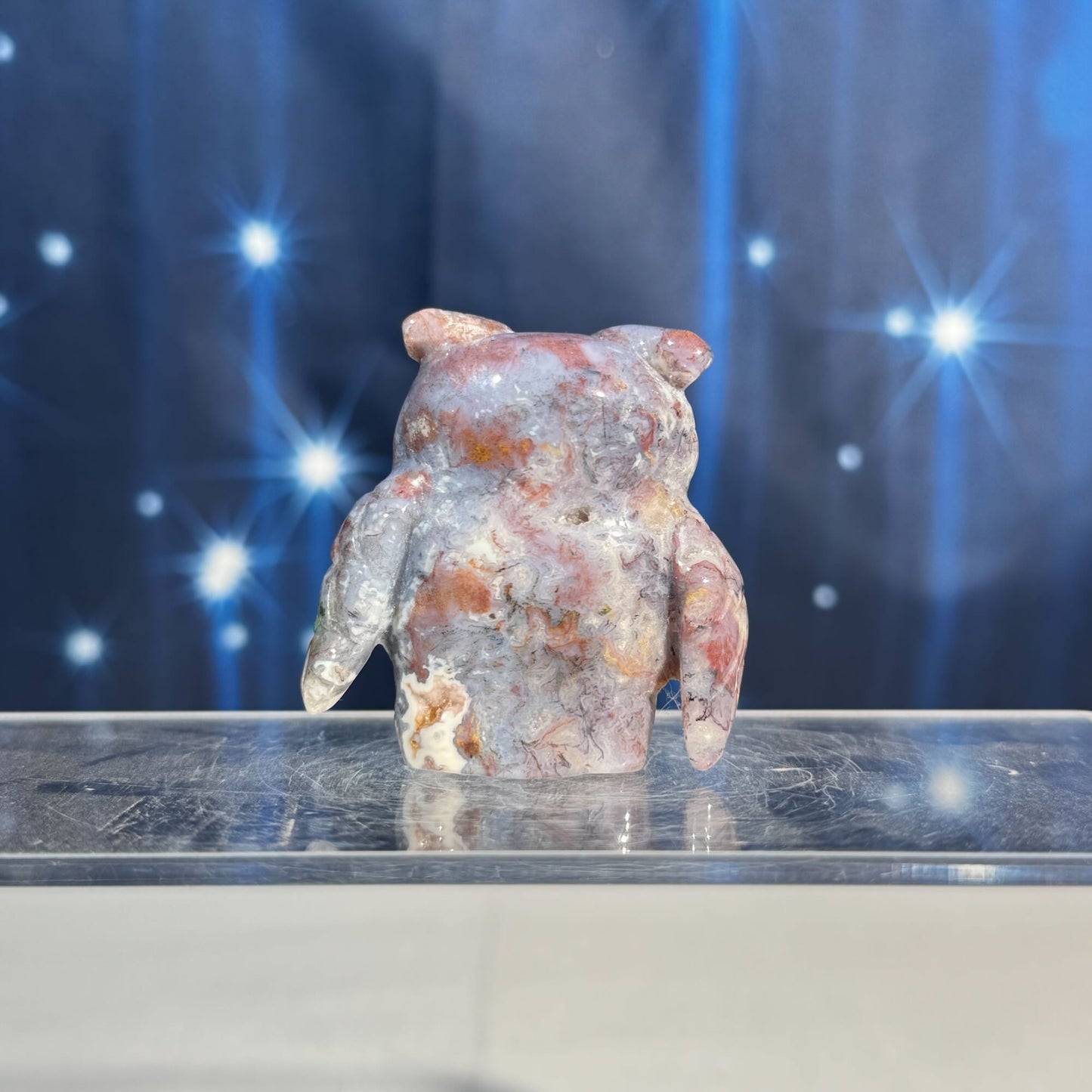 Mossy Jasper Owl – 0.057 kg