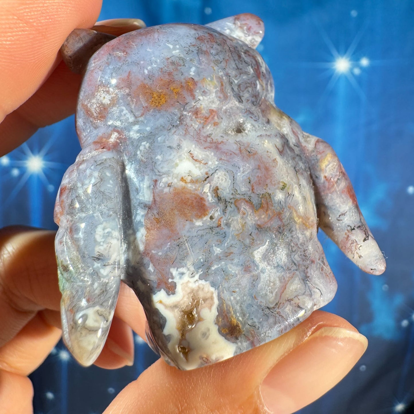 Mossy Jasper Owl – 0.057 kg