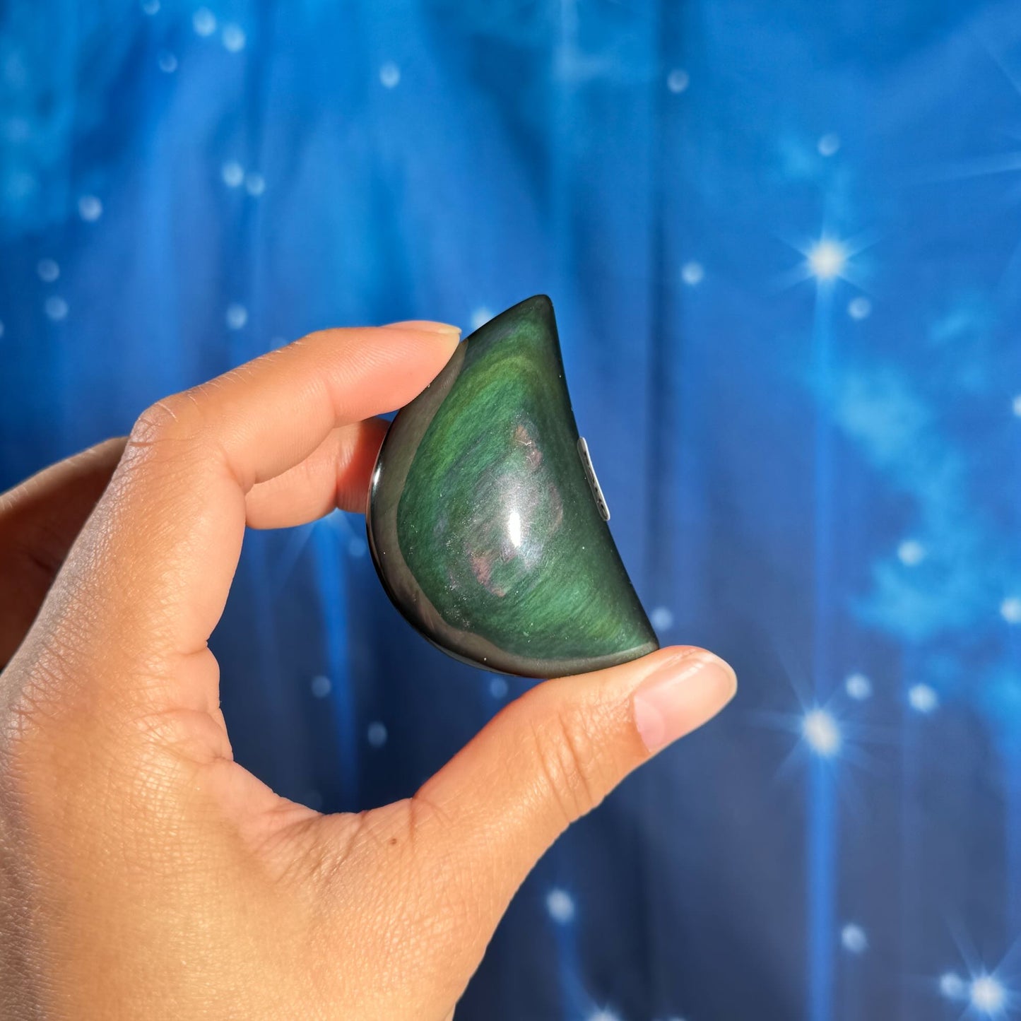 Rainbow Obsidian Moon – 0.045 kg