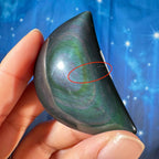 Rainbow Obsidian Moon – 0.045 kg
