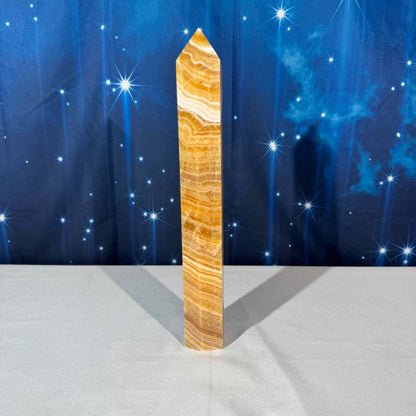 Orange Calcite Tower – 1.060 kg