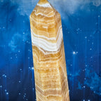 Orange Calcite Tower – 1.060 kg