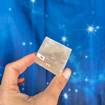 Pink Calcite Parallelogram – 0.094 kg