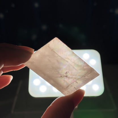 Pink Calcite Parallelogram – 0.094 kg