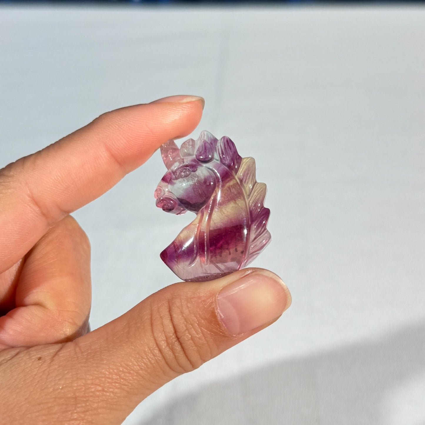 Rainbow Fluorite Unicorn – 0.020 kg
