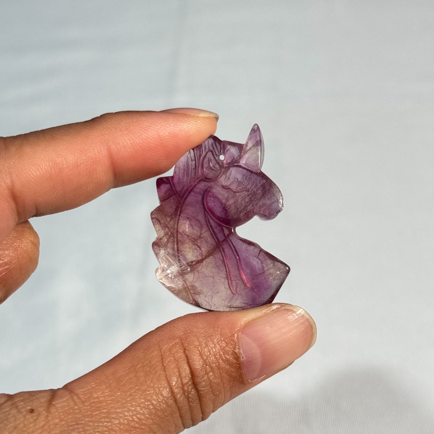 Rainbow Fluorite Unicorn – 0.011 kg