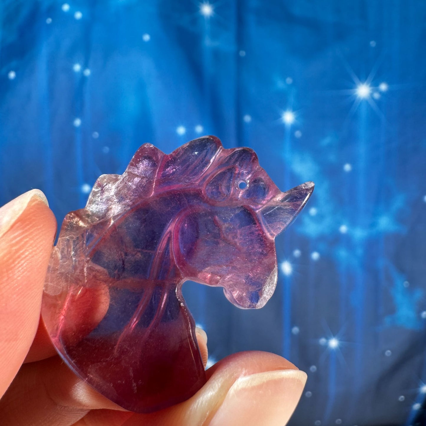 Rainbow Fluorite Unicorn – 0.011 kg