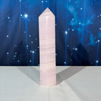 Pink Mangano Calcite Tower – 1.443 kg