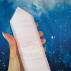 Pink Mangano Calcite Tower – 1.443 kg