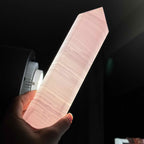 Pink Mangano Calcite Tower – 1.443 kg