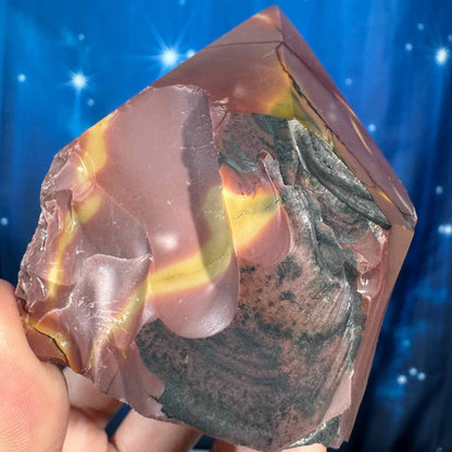 Mookaite top polish - 2 3/4" × 2 3/8" × 3 1/4" - 11.9 oz