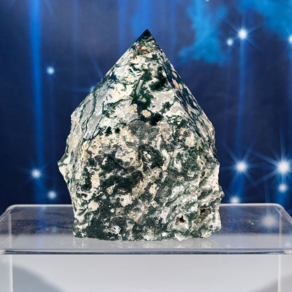 Moss Agate Top Polish – 0.482 kg
