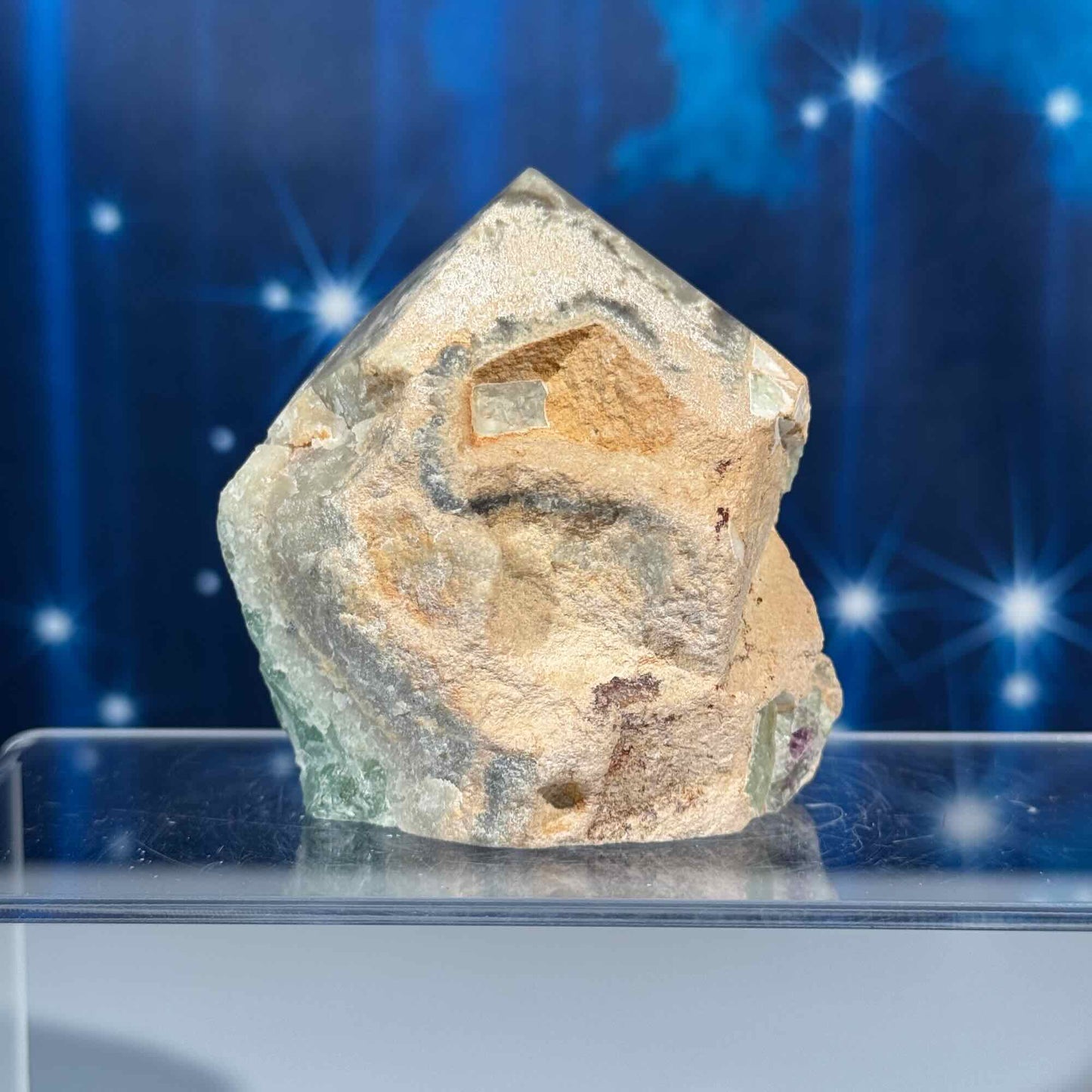 Green Fluorite Top Polish – 0.241 kg
