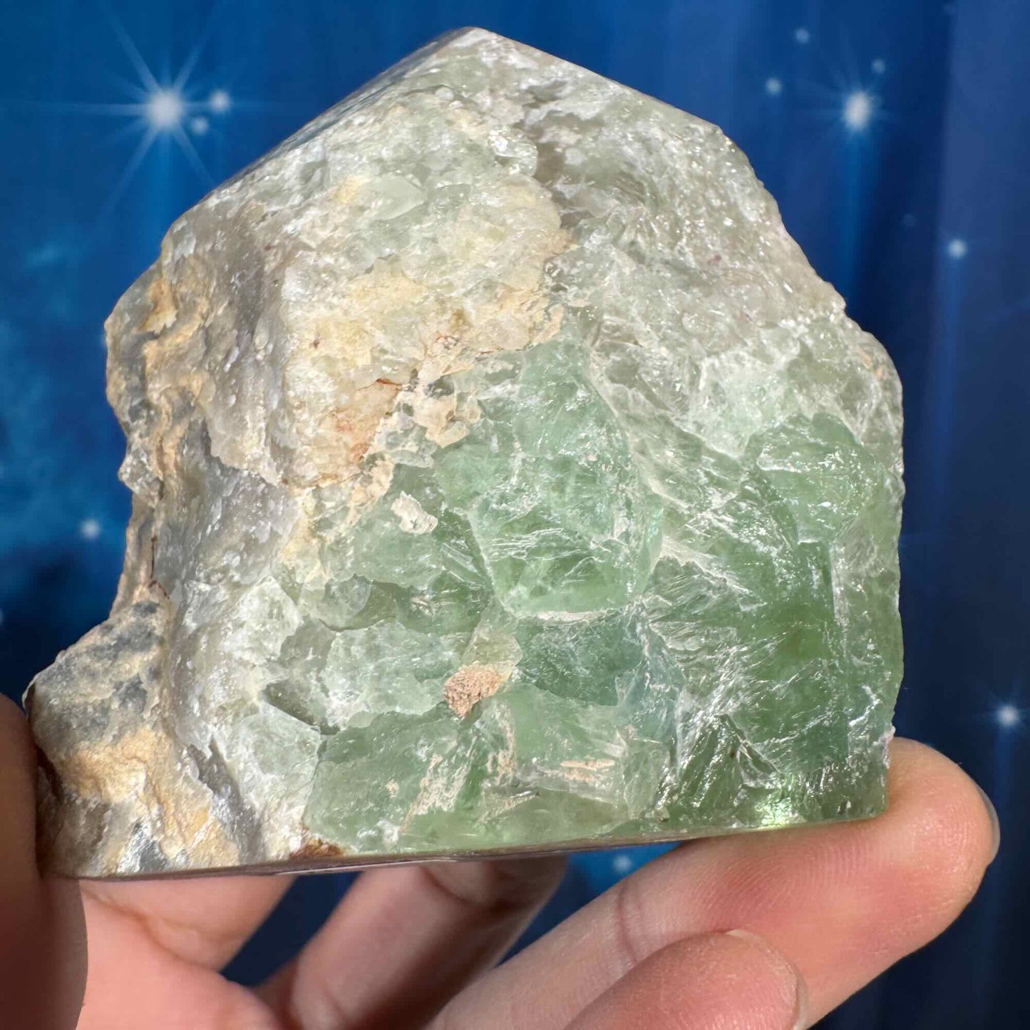 Green Fluorite Top Polish – 0.241 kg
