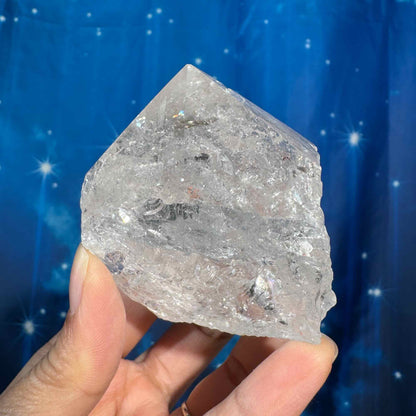 Clear quartz top polish - 2 1/4" × 2" × 2 1/2" - 7.3 oz