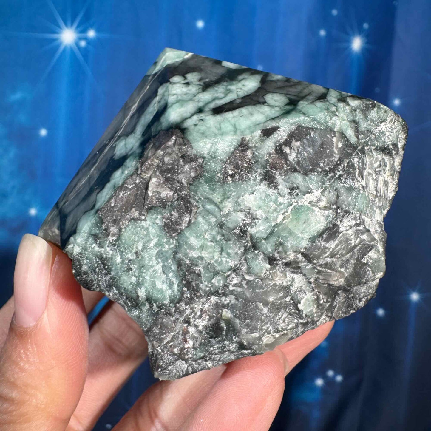 Emerald top polish - 3" × 2 1/8" × 2 3/8" - 10.3 oz