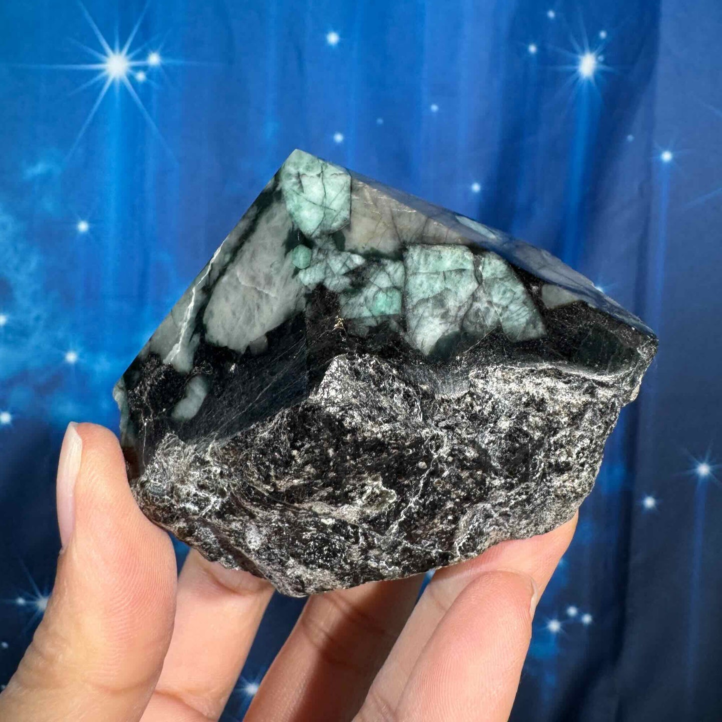 Emerald top polish - 3" × 2 1/8" × 2 3/8" - 10.3 oz