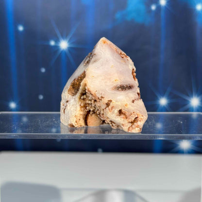 Pink amethyst top polish - 2 3/4" × 1 7/8" × 2" - 5.8 oz