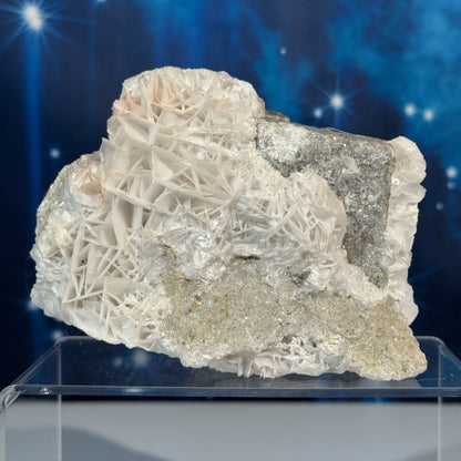 White Rose Calcite Specimen – 1.006 kg