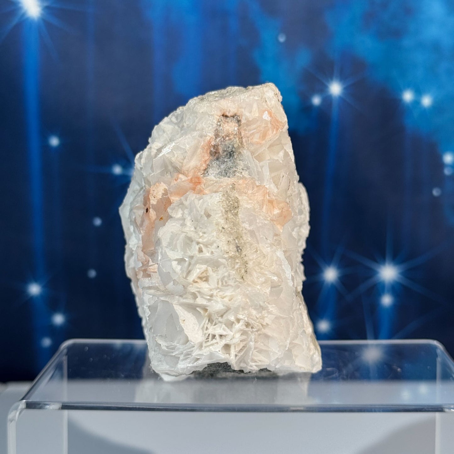 White Rose Calcite Specimen – 1.006 kg