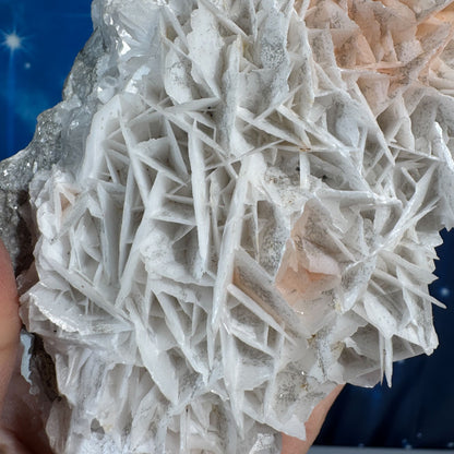 White Rose Calcite Specimen – 1.006 kg