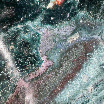 Sea jasper bowl - 8" × 6 1/8" × 1 5/8" - 1 lb 10.5 oz