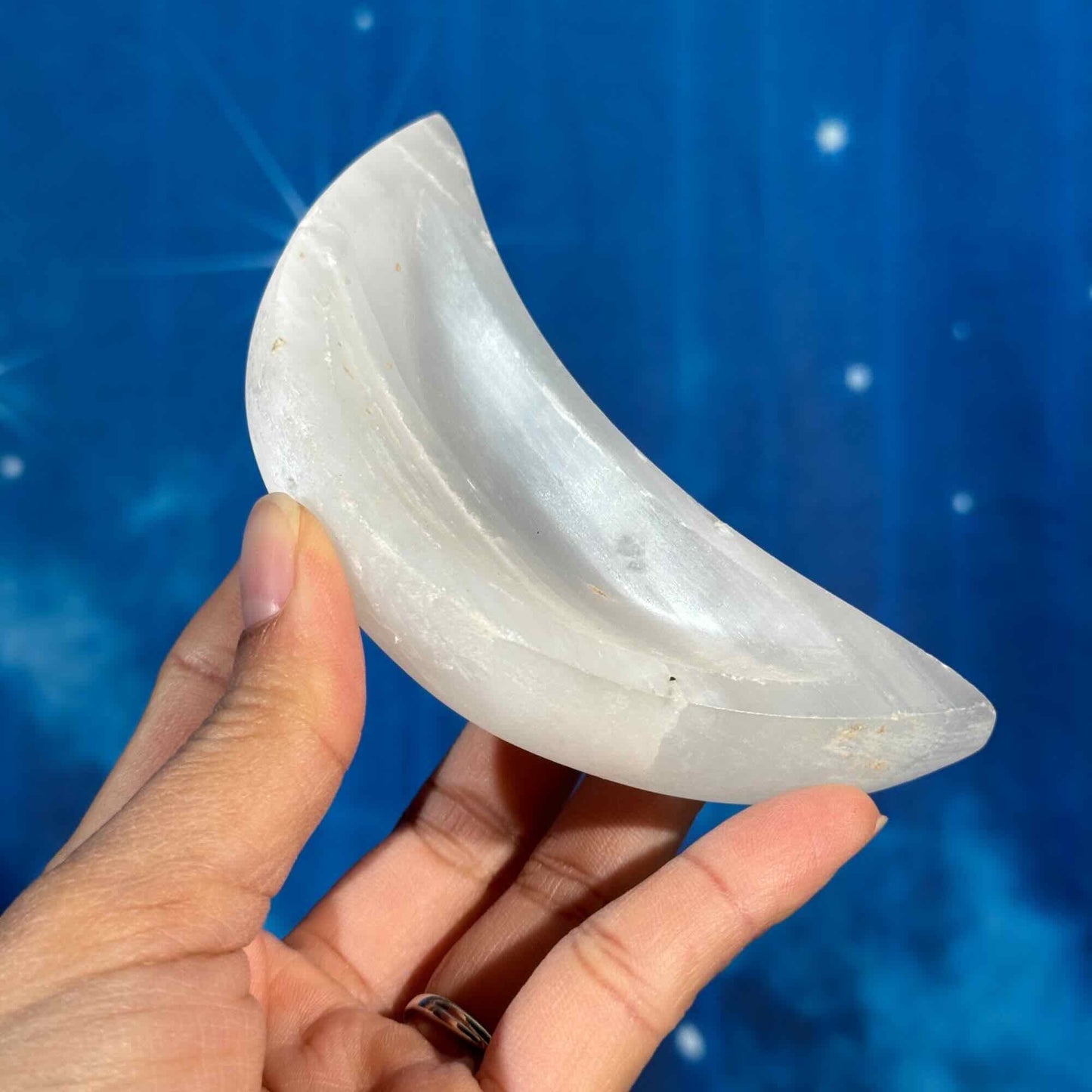 Satin Spar Bowl – 0.159 kg
