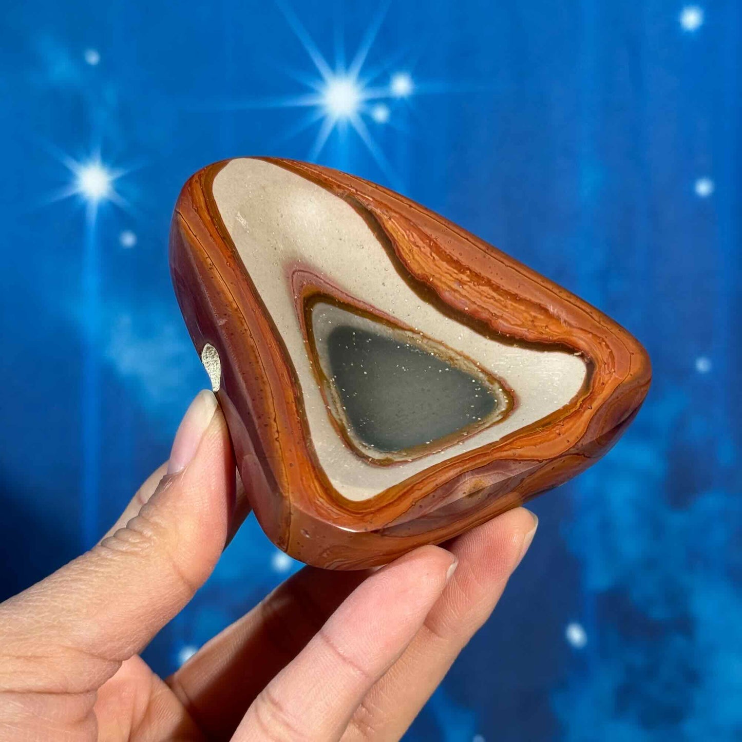 Polychrome bowl - 3 1/2" × 3 1/8" × 7/8" - 6.3 oz