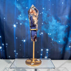 Flower Agate Wand with Stand – Heated • 0.227 kg