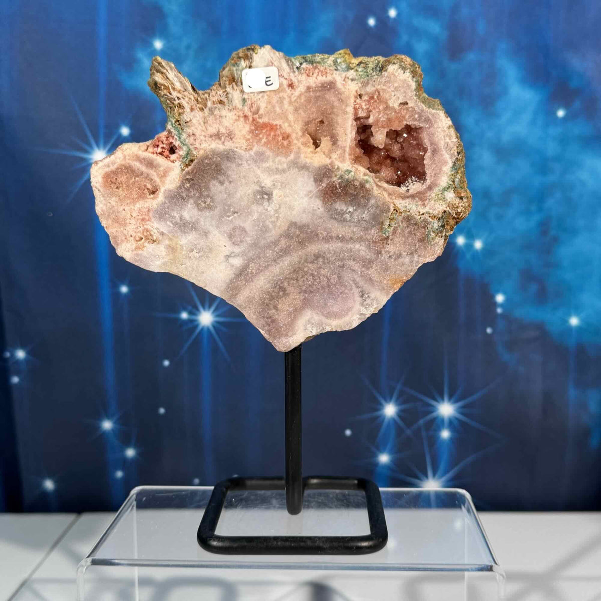 Pink Amethyst on Stand – 0.437 kg