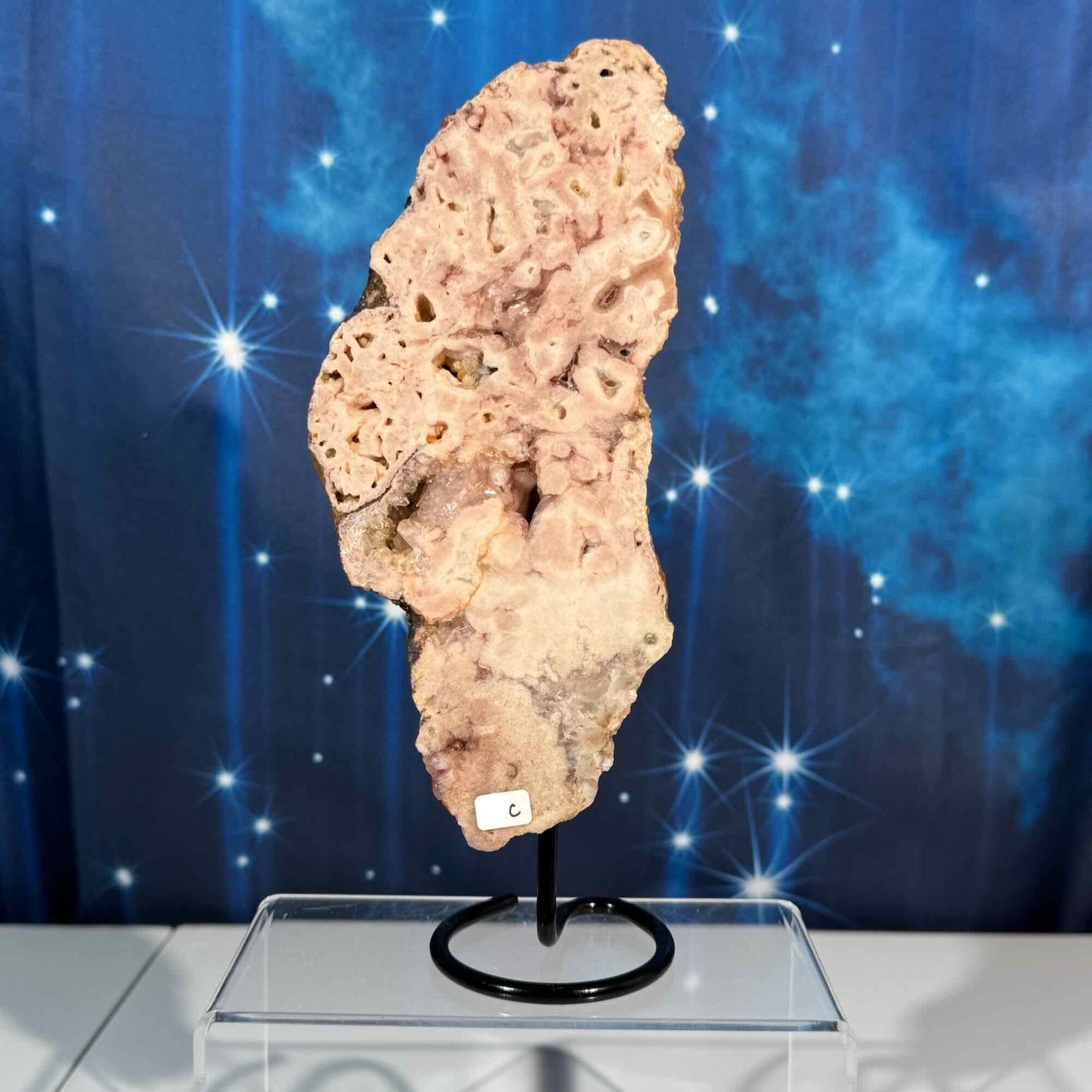 Pink Amethyst on Stand – 0.434 kg