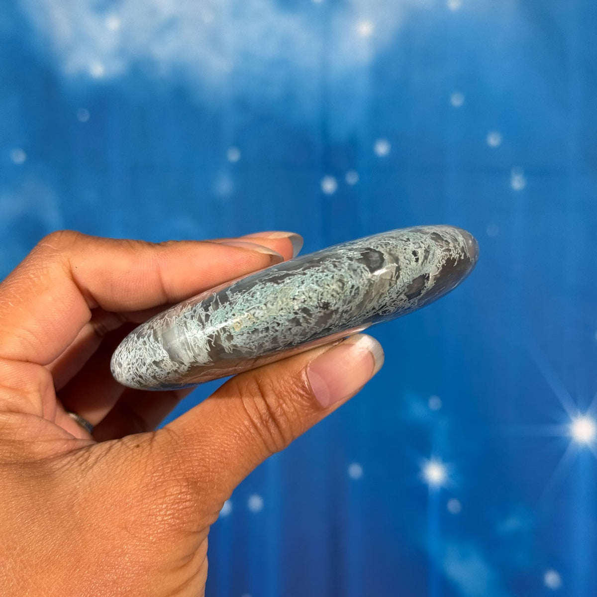 Moss Agate Bear – 0.164 kg