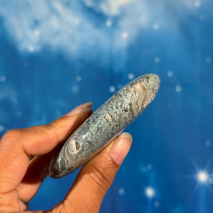 Moss Agate Bear – 0.147 kg