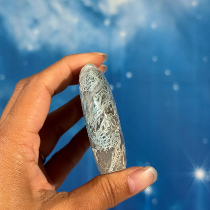 Moss Agate Bear – 0.147 kg