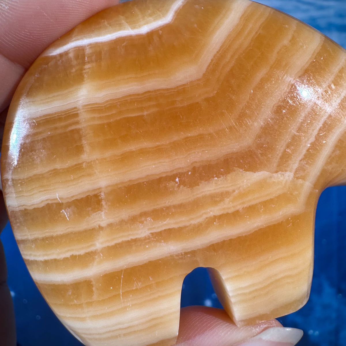 Orange Calcite Bear – 0.170 kg