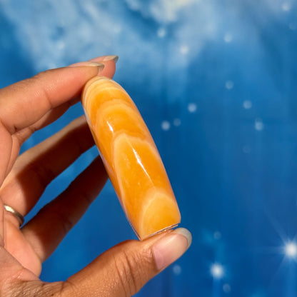 Orange Calcite Bear – 0.173 kg