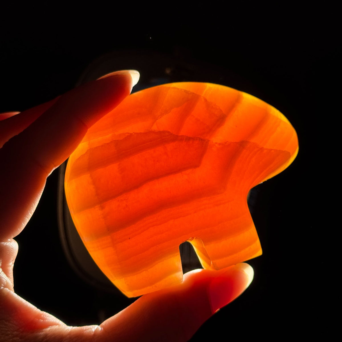 Orange Calcite Bear – 0.181 kg