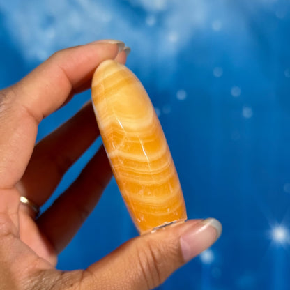 Orange Calcite Bear – 0.187 kg