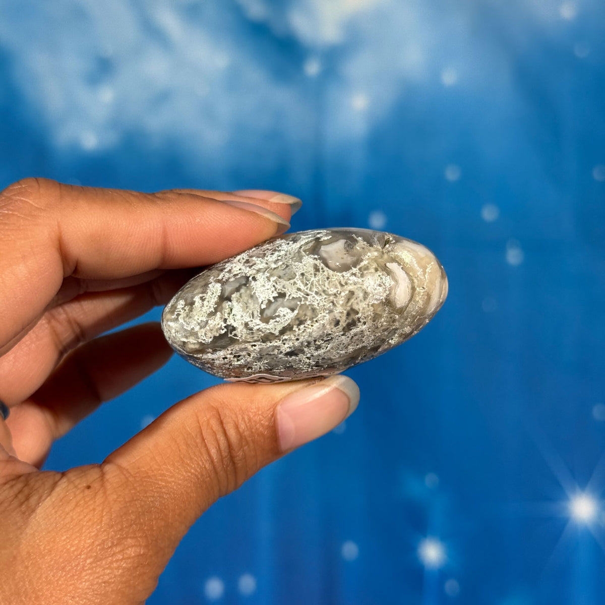 Moss Agate Heart – 0.102 kg