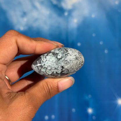 Moss Agate Heart – 0.085 kg