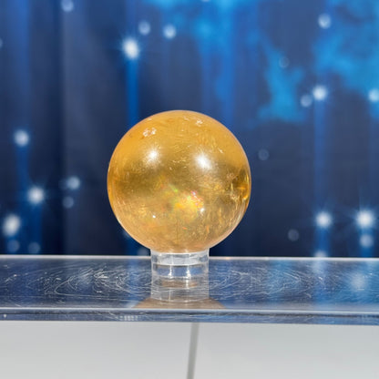 Honey Calcite Sphere – 0.085 kg