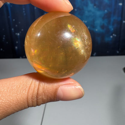 Honey Calcite Sphere – 0.085 kg