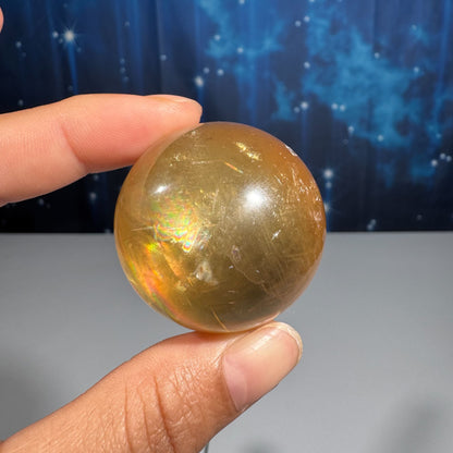 Honey Calcite Sphere – 0.085 kg