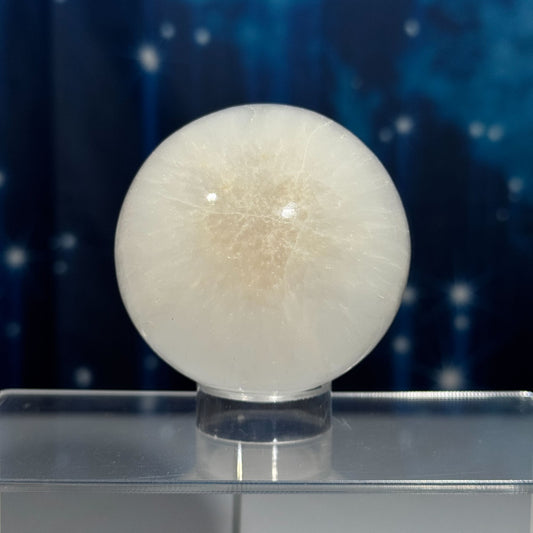 Flashy Scolecite sphere