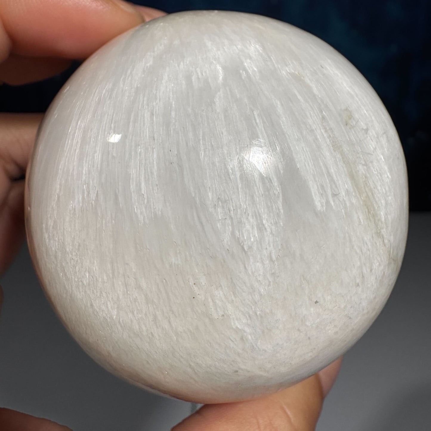 Flashy Scolecite sphere
