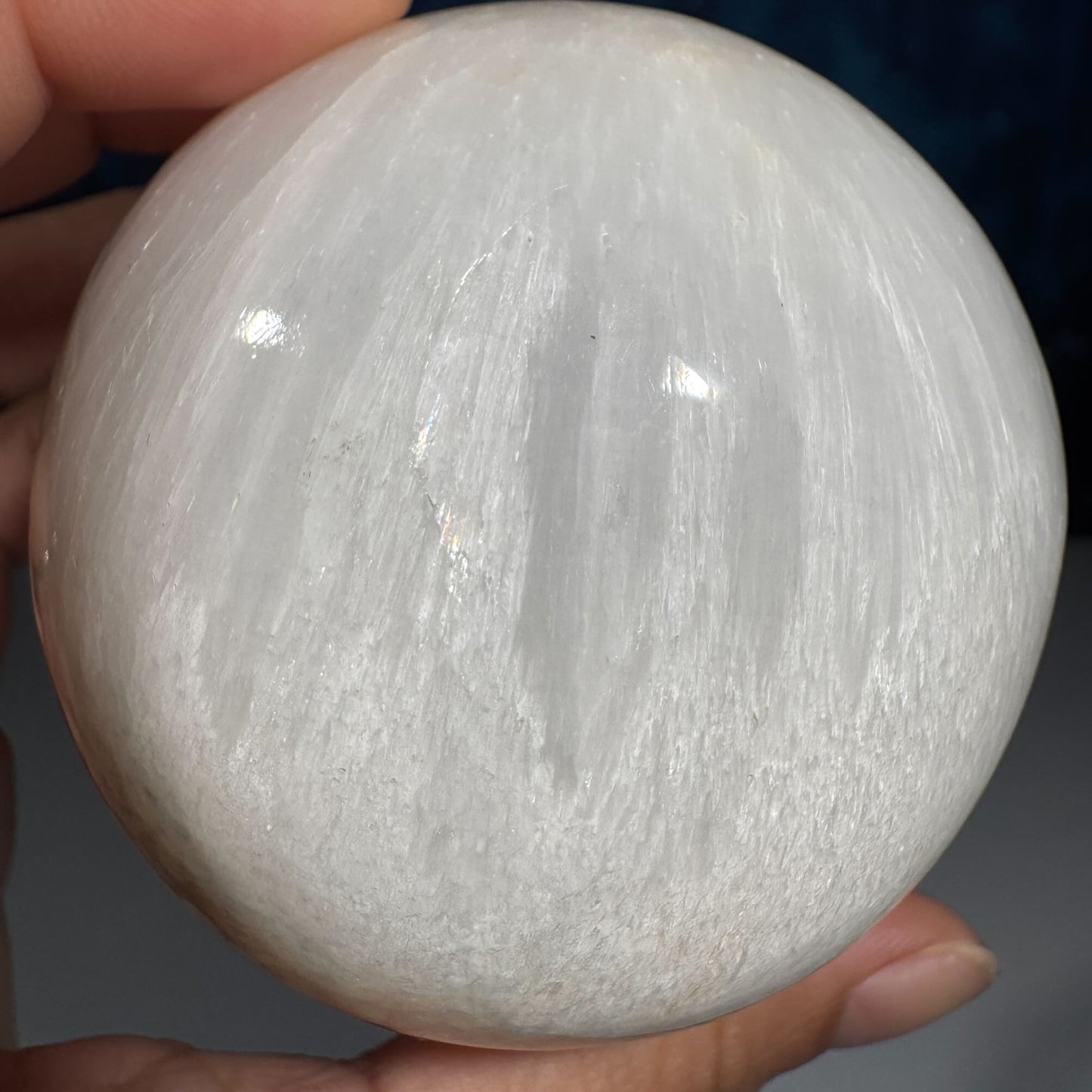 Flashy Scolecite sphere