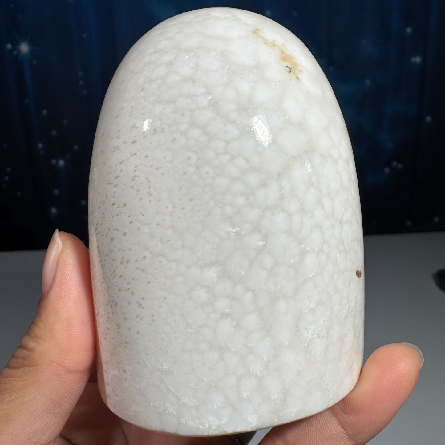 Flashy Scolecite gumdrop
