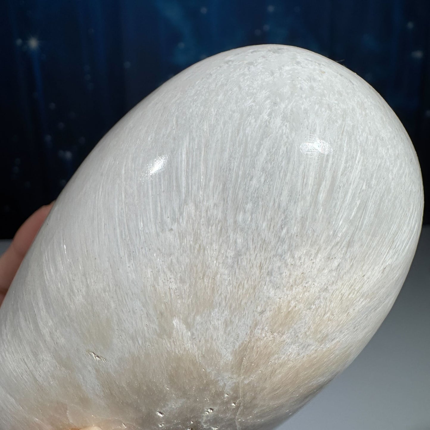 Flashy Scolecite gumdrop
