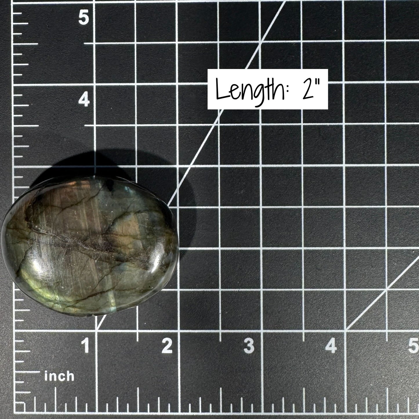 Labradorite palm stone